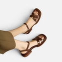 Orthopedic Sandals Strappy Open Toe Flat Casual