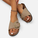 Orthopedic Slide Sandals Buckle Strap Open Toe Casual