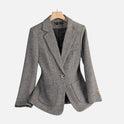 Women's Wool Blend Blazer – Patch Pockets