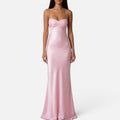 Maxi Dress Beaded Bodice Spaghetti Strap Sleeveless