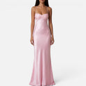 Maxi Dress Beaded Bodice Spaghetti Strap Sleeveless