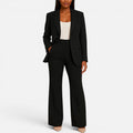 Tailored Blazer and Wide Leg Trouser Set