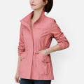 Drawstring Waist Transitional Jacket