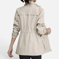 Drawstring Waist Transitional Jacket