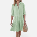 Button Front Shirt Dress