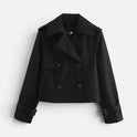 Women's Trench Jacket – Short, Double-Breasted