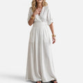 Wrap Waist Wide Leg Jumpsuit