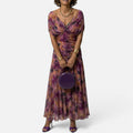 Floral Bardot Midi Dress