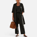 Three Piece Linen Blend Co Ord Set