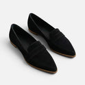 Pointed Toe Slip On Loafers