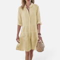 Button Front Shirt Dress