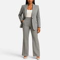 Tailored Blazer and Wide Leg Trouser Set