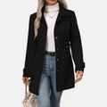 Tailored Button Front Coat Jacket