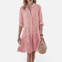 Button Front Shirt Dress