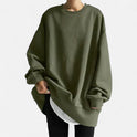 Women's Sweatshirt – Oversized, Crewneck