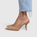 Women's Pointed Toe Slingback Heels